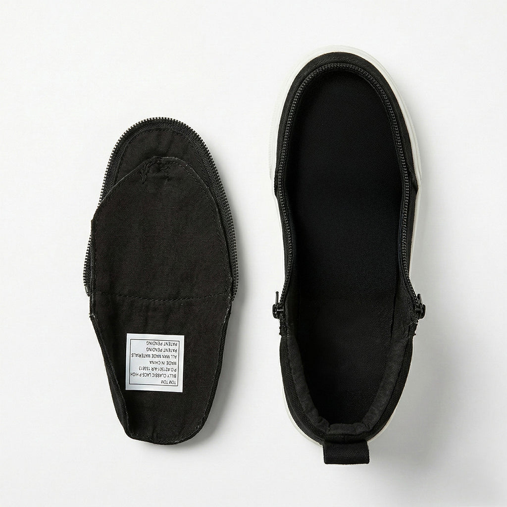 Black Full Opened Toddler Shoes