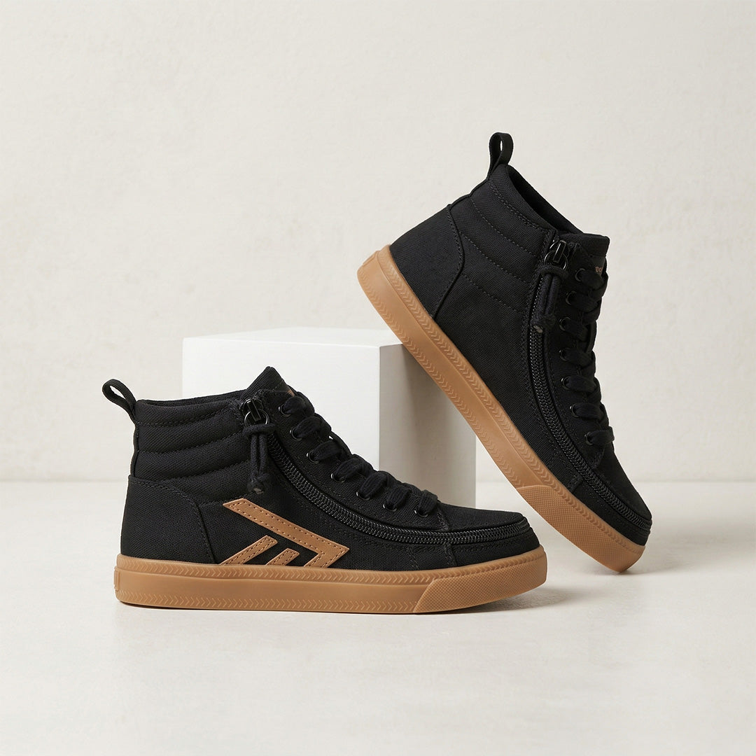 Brown-Black Full Opened Toddler Shoes