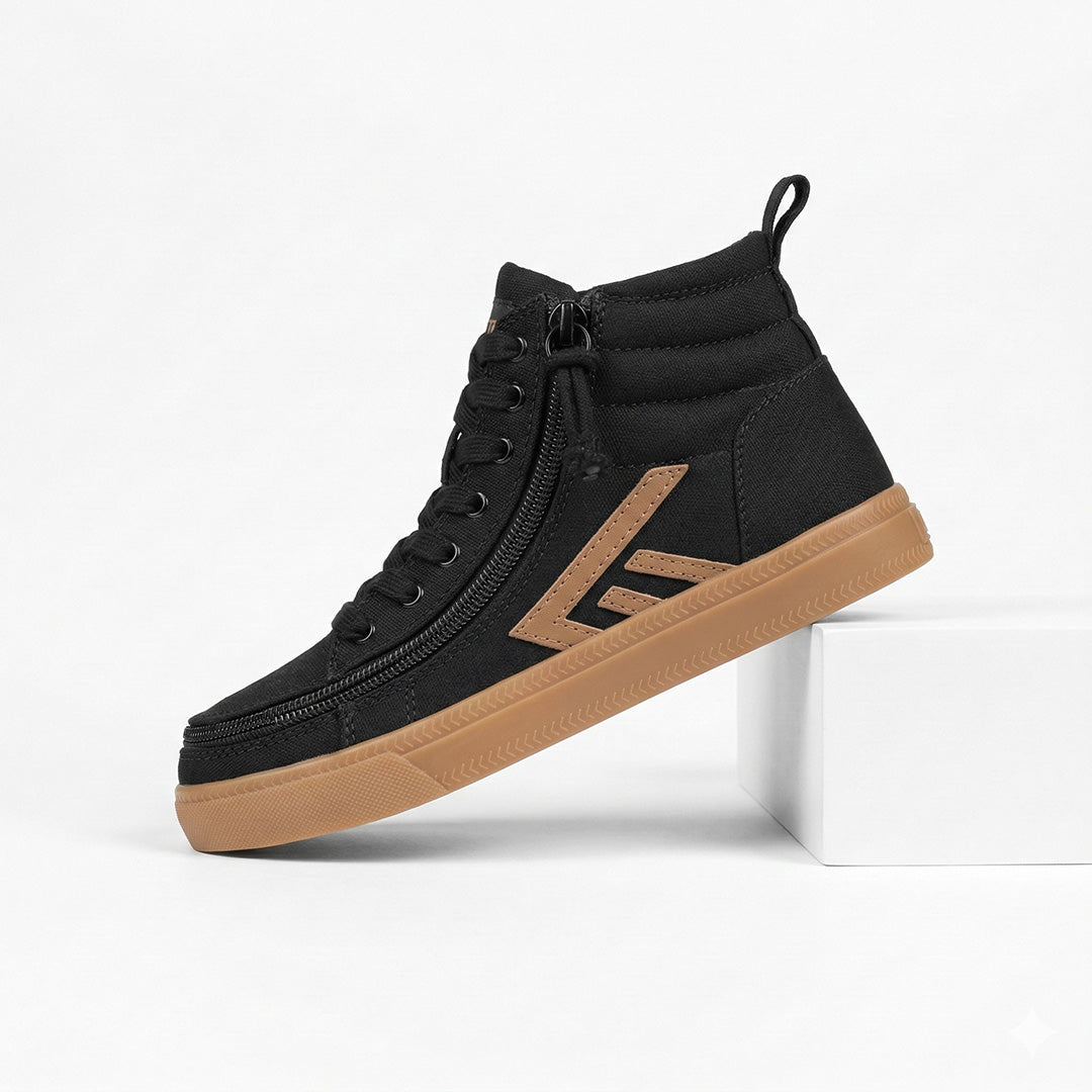 Brown-Black Full Opened Toddler Shoes