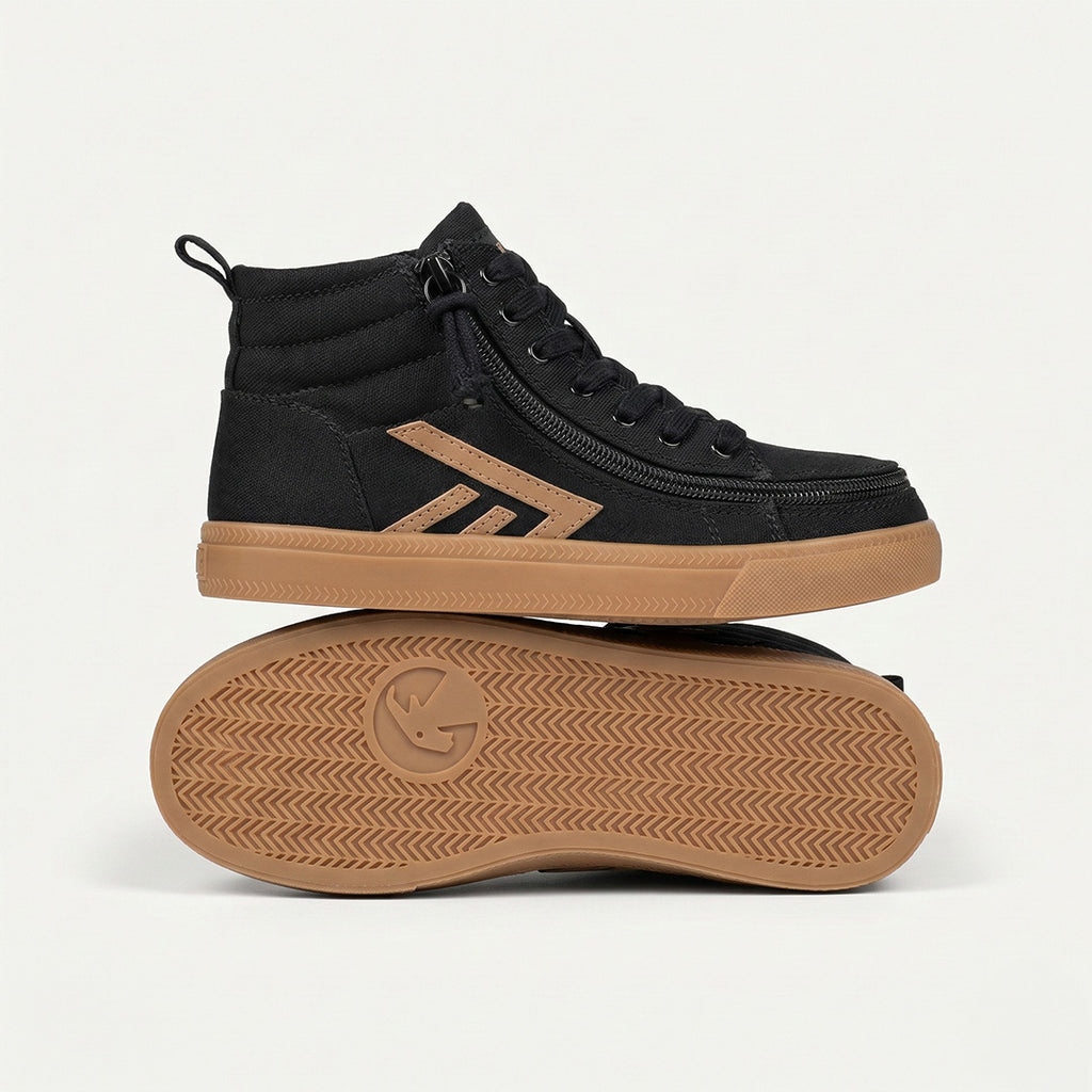 Brown-Black Full Opened Toddler Shoes