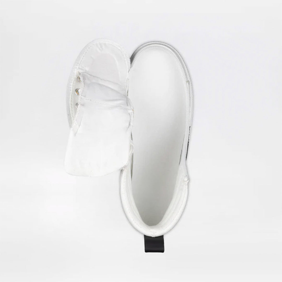 White-Black Full Opened Toddler Shoes