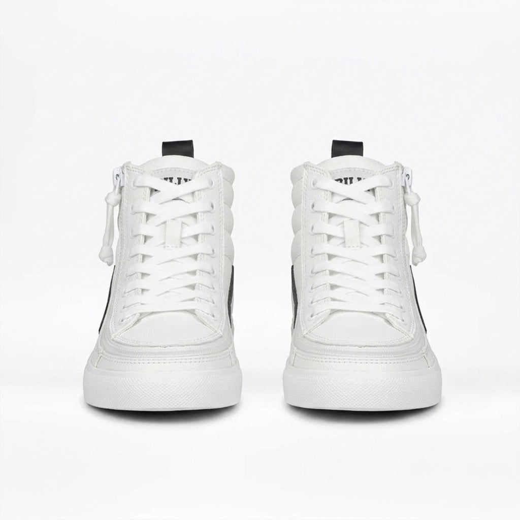 White-Black Full Opened Toddler Shoes